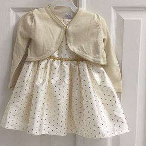 Just one you by Carter’s party dress & cardigan
